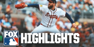 Marlins vs. Braves Game 1 Highlights | MLB on FOX