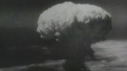Hiroshima and Nagasaki devastated by atomic bombs in 1945