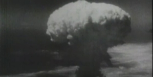 Hiroshima and Nagasaki devastated by atomic bombs in 1945