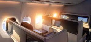 Passenger Boards Business Class Flight—Not Prepared for Unexpected Neighbor