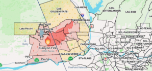 Canyon Fire Map, Update as California Blaze Explodes in Size Near Lake Piru