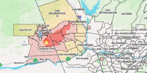 Canyon Fire Map, Update as California Blaze Explodes in Size Near Lake Piru