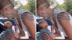 Mom Changes Baby’s Diaper in SUV Trunk—Stunned by What Stranger Yells