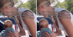 Mom Changes Baby’s Diaper in SUV Trunk—Stunned by What Stranger Yells