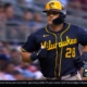 Andrew Vaughn hits HR to center field giving Brewers a 2-1 lead over Braves