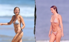 Apple Martin bears striking resemblance to mom Gwyneth Paltrow in beach day pics