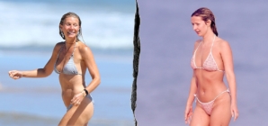Apple Martin bears striking resemblance to mom Gwyneth Paltrow in beach day pics