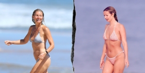 Apple Martin bears striking resemblance to mom Gwyneth Paltrow in beach day pics