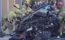 Two people killed, five others injured in high-speed, wrong-way crash in Santa Ana