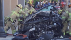Two people killed, five others injured in high-speed, wrong-way crash in Santa Ana