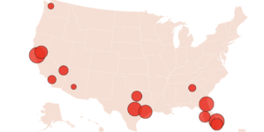 Map Shows 14 Major U.S. Metros Where Prices Are Falling