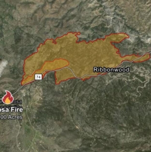 Rosa fire burns in Riverside County, prompting evacuation orders