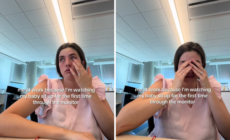 Working Mom Left in Tears Over What She Sees on Baby Monitor