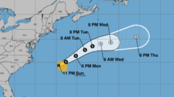 Tropical Storm Dexter Tracker Shows Path Across Atlantic