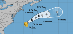 Tropical Storm Dexter Tracker Shows Path Across Atlantic