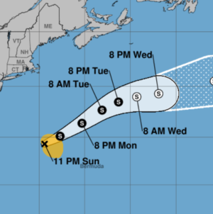 Tropical Storm Dexter Tracker Shows Path Across Atlantic