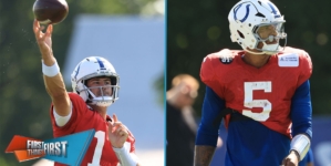Should the Colts name Daniel Jones or Anthony Richardson as their starting QB? | First Things First