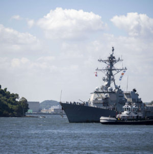 US Warship Provided ‘Critical Defense’ of Strategic Island Base: Navy