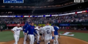 Josh Jung crushes walk-off three-run homer in Rangers' 8-5 win over Yankees