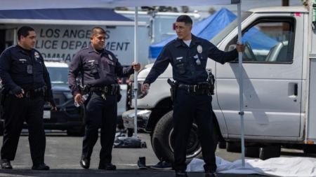 LAPD touts 2024 police shootings dip; officers firing more this year
