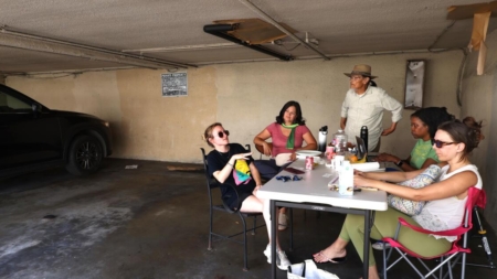 A Koreatown parking protest: Tenants stage sit-in to protest loss of parking to make way for ADUs