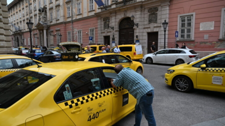 Taxi Protest Pressures Budapest Municipality over Regulatory Measures