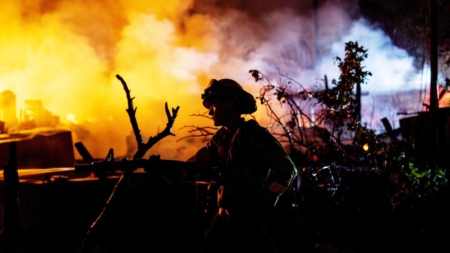Wildfire burns into historic California Gold Rush town of Chinese Camp