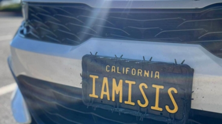 California woman vows to fight DMV to keep ‘IAMISIS’ license plate