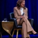 Commentary: These are thirsty times. No wonder Kamala Harris’ book tour is a fan fest