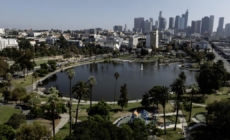 Drugs, crime and homelessness plague MacArthur Park. Can a fence rescue it?