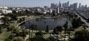 Drugs, crime and homelessness plague MacArthur Park. Can a fence rescue it?