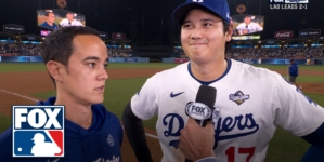 'What matters the most is we won' 💙 Shohei Ohtani on historic performance in Dodgers' Game 3 win