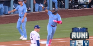 Davis Schneider & Vladimir Guerrero Jr. hit back-to-back home runs to give Blue Jays early lead over Dodgers