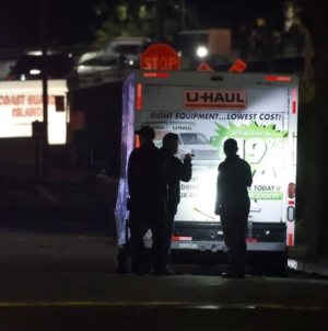 Video shows security shooting at U-Haul outside Coast Guard base in San Francisco