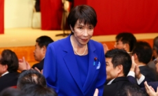 Japan’s first female governing-party leader is an ultra-conservative star in a male-dominated group
