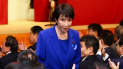 Japan’s first female governing-party leader is an ultra-conservative star in a male-dominated group