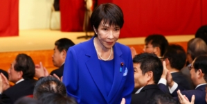 Japan’s first female governing-party leader is an ultra-conservative star in a male-dominated group