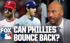 'Now the pressure is on the Phillies' — Derek Jeter after the Dodgers take Game 1