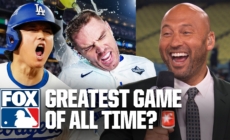 Dodgers WORLD SERIES WALK-OFF 🚨 Jeter, A-Rod, Papi recap Ohtani’s HISTORIC NIGHT, 18-inning THRILLER