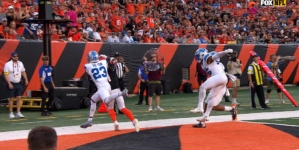 Ja'Marr Chase makes incredible TD grab as Bengals close gap on Lions