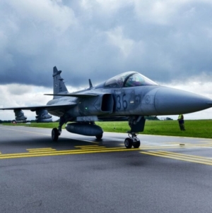Our Gripens Halfway Through Their Baltic Mission with over 50 Takeoffs