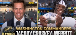 Jacory ‘Bill’ Croskey-Merritt Runs Away With LFG Player of the Game vs. Chargers