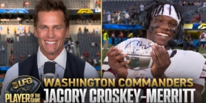 Jacory ‘Bill’ Croskey-Merritt Runs Away With LFG Player of the Game vs. Chargers