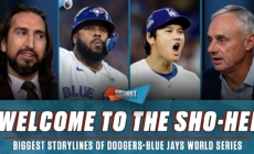 Rob Manfred on Vlad Jr. following his father’s footsteps, Ohtani hype, Blue Jays’ clubhouse party