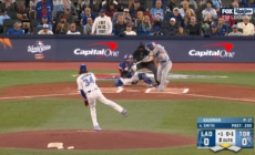 Will Smith drives in a run, giving Dodgers early lead over Blue Jays