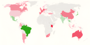 Map Shows Climate Fears Falling Around the World