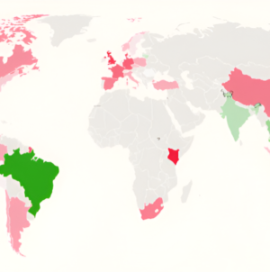 Map Shows Climate Fears Falling Around the World