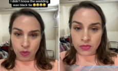 Woman Arrives at Wedding—Instantly Realizes Boyfriend Didn’t Read Invite