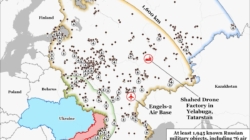 Map shows where Russian targets could be destroyed with Tomahawk missiles