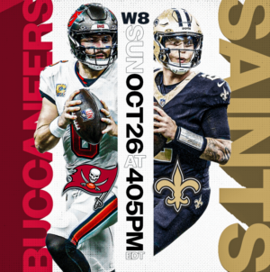 How to Watch Buccaneers vs Saints: Live Stream NFL Week 8, TV Channel